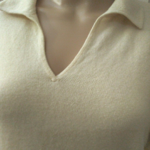 BNWOT 100% 2 PLY CASHMERE SWEATER BY CHARTER CLUB YELLOW PULLOVER SZ.XL LUXURIOU - Picture 9 of 10